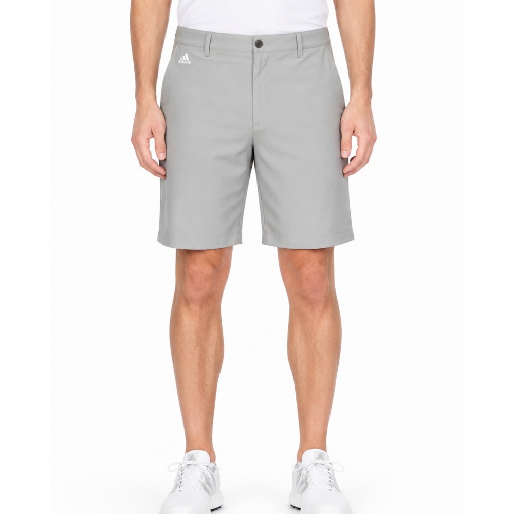 Adidas Climalite Golf Shorts Men 40 Gray Performance Stretch Flat Front Athletic